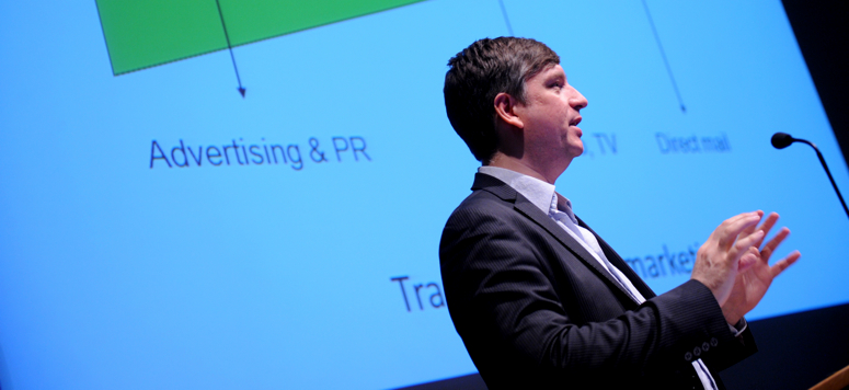 Jon Reed speaking at Publishing Scotland Conference 2012